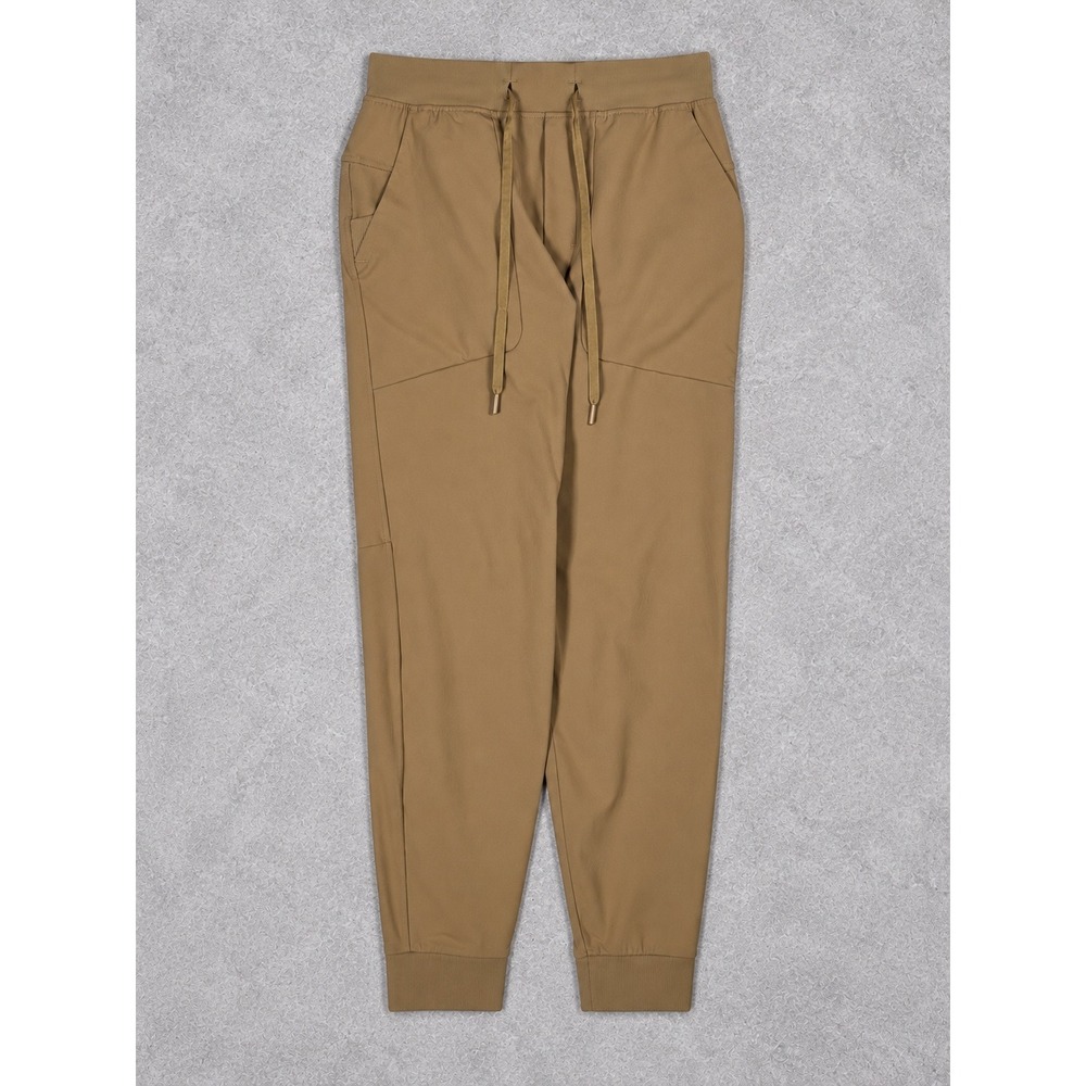 Lululemon ABC Jogger Pants Mens Small Tan Slim Tapered Athletic Performance Wear
